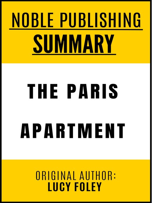 Title details for Summary of The Paris Apartment by Lucy Foley by Noble Publishing - Available